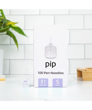 Buy Pip Insulin Pen Needles 31G 5mm - 100 Pieces | Fast International Shipping - Buy Online on GoSupps.com