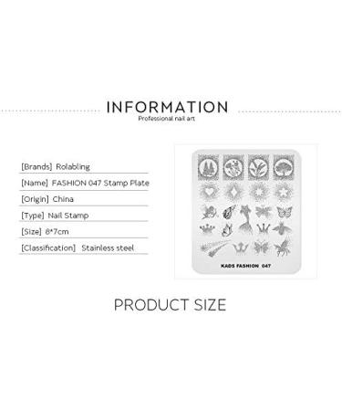 Nail Stamping Plate Fashion Polka Dots Star Sky Creative Theme Multi-Pattern Stamp Print Image Stamp Template Nail Art for Nail Design 1# - Buy Online on GoSupps.com