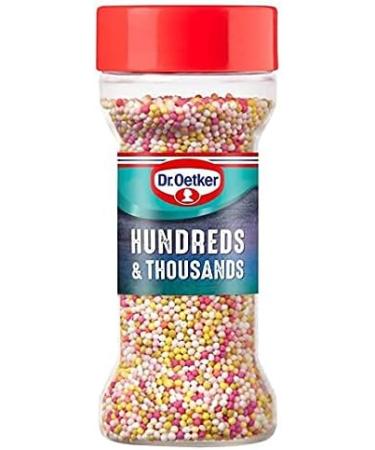 Hundreds Thousands Rainbow Cake Sprinkles Baking 65g x 2 - Buy Online on GoSupps.com