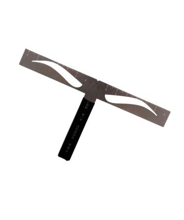 FOMIYES Eyebrow Stencil Kit Eyebrow Ruler Stencil Eyebrow Drawing Tool Positioning Ruler With Box Set