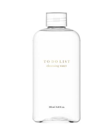 TO DO LIST Cleansing Water | Premium Micellar Water Makeup Remover | 8.45 Fl. Oz. | Korean Skin Care for All Skin Types (Pack of 1) 8.45 Fl Oz (Pack of 1)