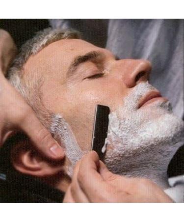 Professional Barber Straight Edge Half Blade Exchangeable Balde Barber Shaving Razors Macs Brand-50-01 (Black) - Buy Online on GoSupps.com