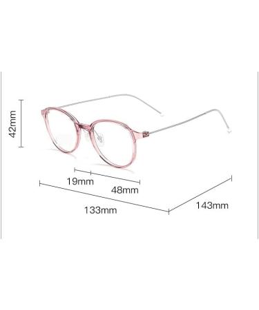 Zhuyiqz Comfort Anti-Blue Light Reading Glasses | Round Flat Lens +150 Presbyopia Specs in Rose - Reduce Eye Strain Shop Internationally - Buy Online on GoSupps.com