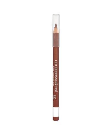 Maybelline New York Make-up Lipliner Color sensational lip contour stift choco pop/strong chocolate brown with a nourishing effect 1 x 2.5 g choco pop 1 piece (1 Pack) - Buy Online on GoSupps.com