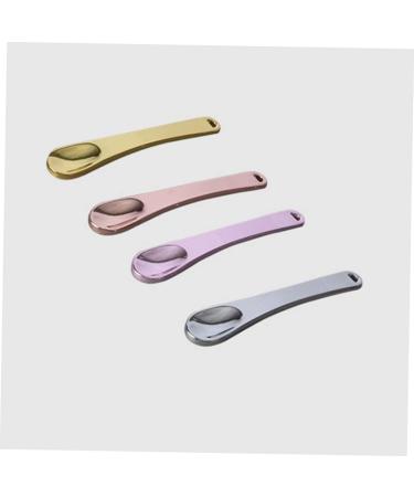 FRCOLOR Lot De 4 Cuill res Maquillage En M tal Pour Masque Facial 5 Pi ces X 4 6X1.2cmx4pcs dor x4pcs - Buy Online on GoSupps.com