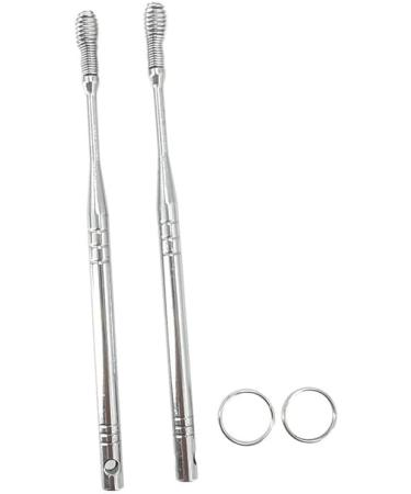 Portable Ear Cleaner Stainless Steel Ear Spoon Set Stainless Steel Ear Wax Remover Reusable Stainless Steel Ear Wax Remover Set Ear Wax Easily Removed Ideal for Personal and Home Use(1PC no ring) - Buy Online on GoSupps.com