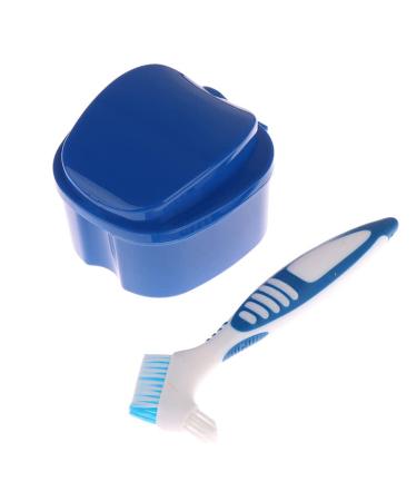 2-piece set toothbrush set orthodontic mouth guard dentures storage box toothbrush oral hygiene accessories