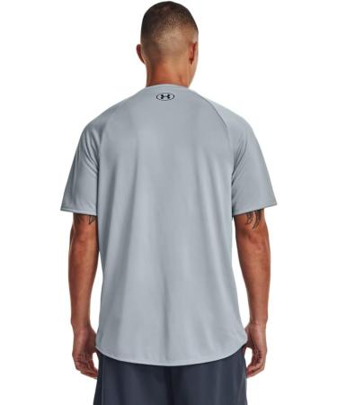Under Armour Men's Tech 2.0 Small T-Shirt - Harbor Blue/Black - Short Sleeve (465) - Buy Online on GoSupps.com