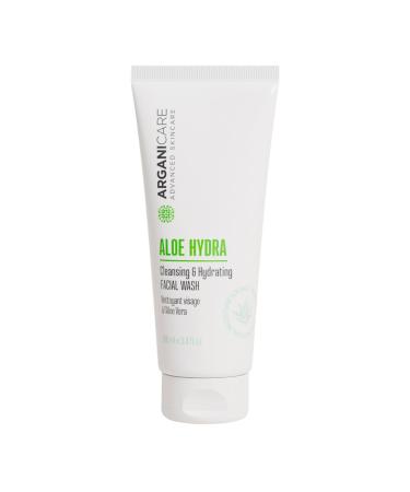 ARGANICARE Facial cleansing gel with aloe vera moisturizes and nourishes all skin types 100 ml