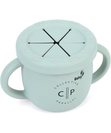 Collective Parallel Toddler Snack & Sippy Cup 2-in-1 | BPA Free | 9oz | Blue - Buy Online on GoSupps.com