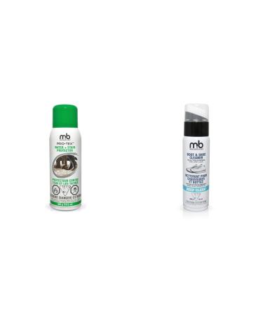 M&B Pro-Tex Water and Stain Shoe Protector 300g/10.5oz Shoe Protector + Shoe Cleaner