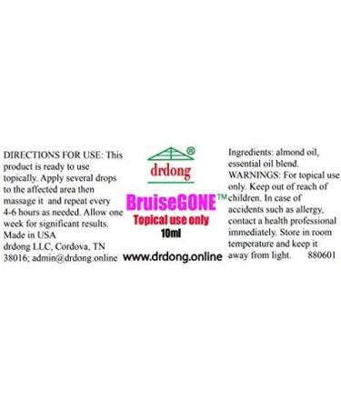 BruiseGONE - Fast-Acting Natural Bruise Remedy | Heal Bruises One Week Quicker | Essential Oil Blend | Easy to Use & Absorb - Buy Online on GoSupps.com