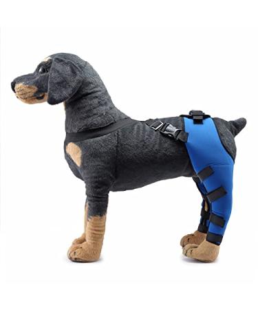 Pet Dog Knee Brace ACL Brace for Dogs Rear Leg Dog Braces for Back Leg for Support for Heals Prevents Injuries Sprains Blue Small Small Blue