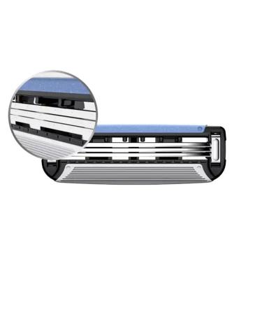 IRVY 3-Blade Razor Refills for Men - Compatible with Gillette Mach3 & Venus - 8 Lubricated Cartridge Refills - Buy Online on GoSupps.com