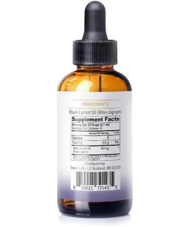 Black Currant Oil - 100% Natural Cold Pressed | Rich in Omega 3 & 6 | 1oz | International Shipping Available - Buy Online on GoSupps.com