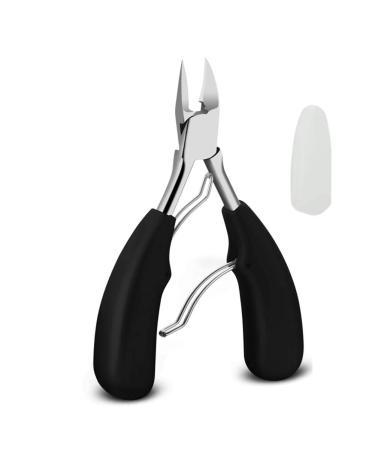 Precision Toenail Clippers Heavy Duty Professional Thick & Ingrown Toe Nail Clipper Toenail Clippers for Seniors Thick Toenails - Large Wide Jaw Opening Super Sharp Curved Blade Grooming Tool