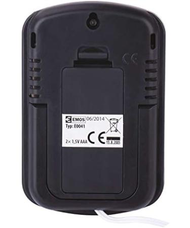 Buy EMOS Wired Digital Outdoor & Indoor Thermometer with Cable Sensor - Battery Operated | International Shipping Available - Buy Online on GoSupps.com