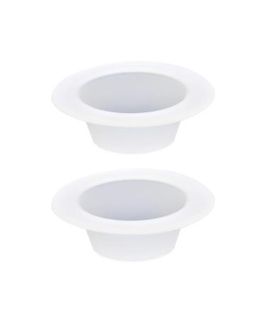 ASAWASA 2 Pcs Wax Warmer Silicone Liner for Wax Melters , No Mess, No Scrape Way to Remove Scented Wax, Long Lasting and Reusable Silicone,2.2 inch in bottom diameter Plug in Wax Warmer (Size 01)