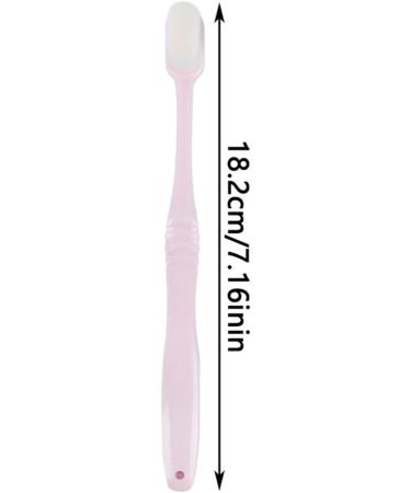 Soft Manual Toothbrush Set - 4 Pieces for Gentle Cleaning | Ideal for Sensitive Gums & Kids | Extra Switch (Pink) - Buy Online on GoSupps.com