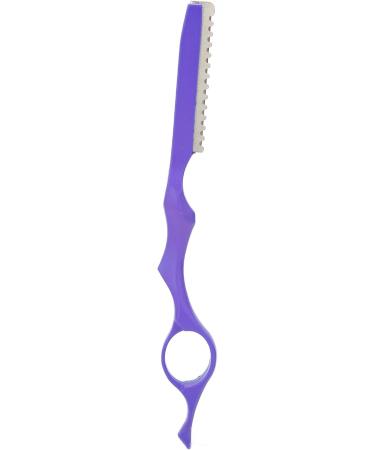 Hair Cutting Razor Hair Razor Professional Hair Styling Trimming Razor Knife Hair Thinning Razor Hair Texturizing Cutting Razor (Purple) - Buy Online on GoSupps.com