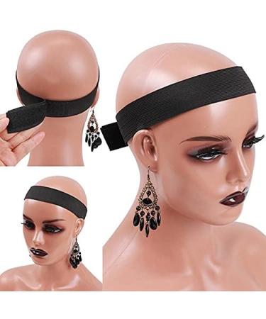 Fayme 3Pc/Lot Elastic Headband 60cm Grip Band 3.5cm Width Nylon Sticker Headband for Closure Frontal Wigs Lay Down - Buy Online on GoSupps.com