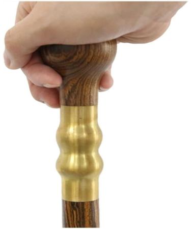 Wooden Cane Golden Sandalwood Faucet Crutches Older People Walking Sticks Sticks Gifts Ideal for Men or Women with Active Outdoor Lifesty Handmade Smooth Sailing - Buy Online on GoSupps.com