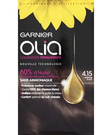  Hygi ne Beaut Garnier Olia 4.15 Permanent Hair Colour Set of 2 Ice Brown 120 g - Buy Online on GoSupps.com