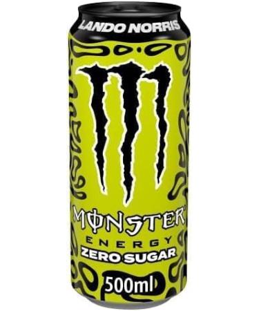 Wowboxme Monster Energy Lando Norris Pack of 24 sugar-free energy drinks B vitamins Taurine Guarana limited edition (24 x 500 ml)