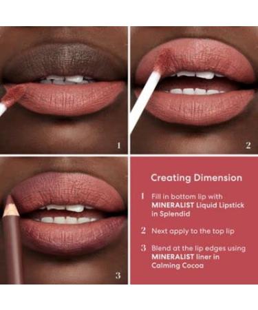 bareMinerals Mineralist Lasting Lip Liner - Creamy Pigmented Vegan Natural Ingredients All-Day Wear in Blissful Blush - Shop Now - Buy Online on GoSupps.com