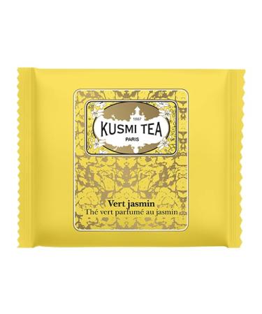 KUSMI TEA - VERT JASMIN ORGANIC - Box of enveloped tea bags (50)