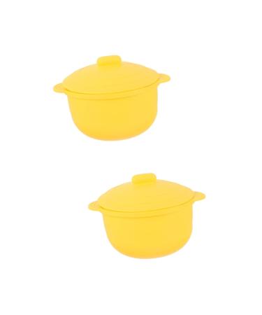 Beaupretty 2st wax melccelain silicone bowl wax bean shell made of silicone wax bowl made of silicone removable silicone pot wax -removal stuff made of silicone pebble gel mini child