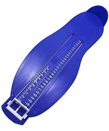 UK/EU Adult Shoe Sizer: Blue Foot Measuring Device for Accurate Online Shoe Shopping - Buy Online on GoSupps.com