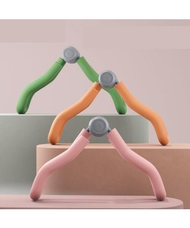Ring Clip Leg Beauty Device | S-Shaped Yoga & Pelvic Floor Muscle Trainer | Pink Inner Thighs Leg Clip - Buy Online on GoSupps.com