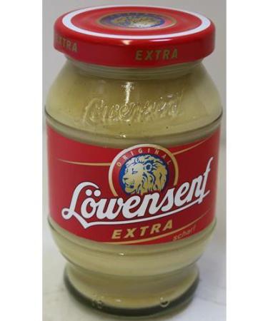 Loewensenf Extra Hot German Mustard, 9.3 oz. 1