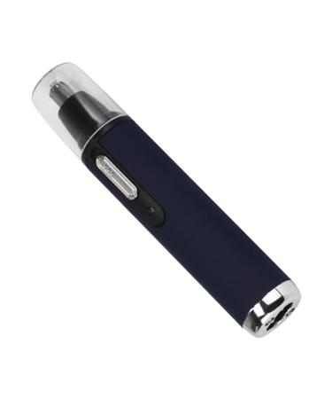Hemoton 1 Set Nose Hair Trimmer Men Hair Men s Hair Remover Home Hair Remover Eyebrow Razor Electric Tool Ear Hair Remover Nose Trimmer Facial Hair Clippers Nose Hair Abs Simple Man 14X3X3CM Blue