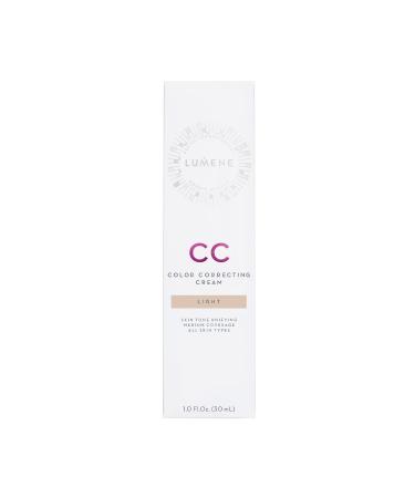 Lumene Color Correcting CC Cream - Medium Coverage Lightweight Foundation - Redness Reducing CC Cream for Even Skin Tone - Light 1 fl oz - Buy Online on GoSupps.com