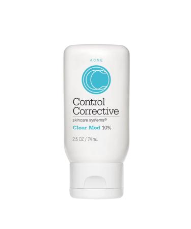 CONTROL CORRECTIVE Clear Med 10% Acne Treatment Lotion  2.5 Oz - Kills Acne Bacteria  Helps Clear & Control Breakouts  Benzoyl Peroxide  3% Sulfur To Improve Efficacy And Dry Up Blemishes  Penetrates - Buy Online on GoSupps.com