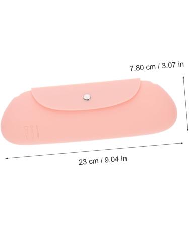 Angoily Silicone Makeup Brush Holder Silica Gel Organizer Travel Portable Travel Cosmetic Brush Bag - Buy Online on GoSupps.com