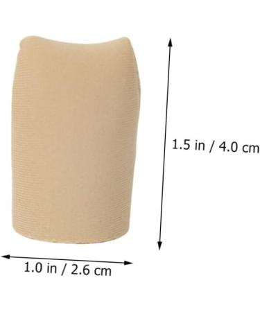 Healeved 2pcs Silicone Gel Toe Sleeves - Protective Toe Protectors for Sports - 2.6x4cm - Buy Online on GoSupps.com