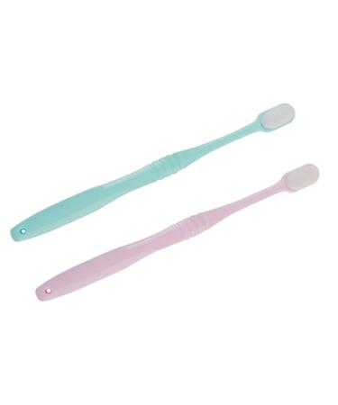 Mobestech 2pcs toothbrush adult captivity