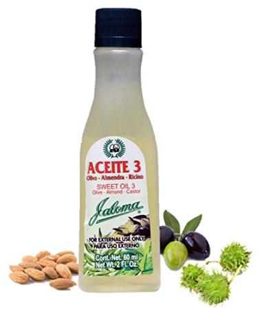 Jaloma Hair Styling Oil 3 - Nourishing Hair & Skin Moisturizer with Olive Almond & Castor Oil - 2 Fl Oz | International Shipping Available - Buy Online on GoSupps.com