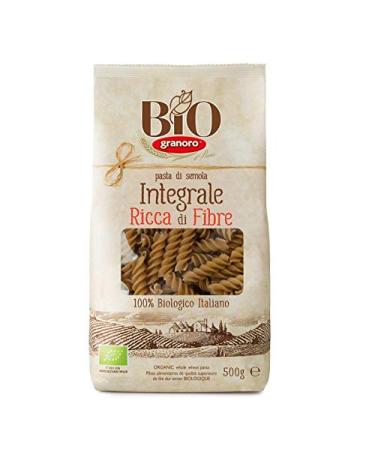 Granoro GRANORO - Organic Wholemeal Fusilli 500g - Pack of 4 - Free Delivery
