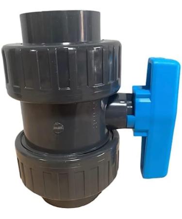 LionFlex PVC Ball Valve DN 50 mm | Adhesive Socket x Adhesive Socket | Buy Internationally Online - Buy Online on GoSupps.com