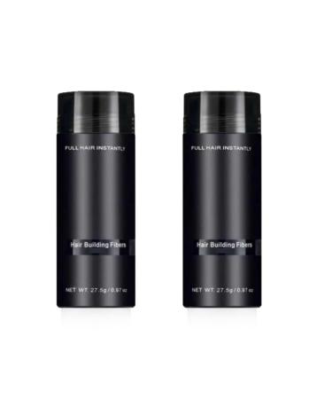 Magic Building Fiber Powder Hair Fibers For Thinning Hair For Women And Men Hair Fillers For Thinning Hair Undetectable Thicker Looking Hair For Men & Women (Color : Gray Size : 2Count (Pack of 2 2Count (Pack of 2) Gray