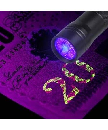 BeinHome UV Flashlight Black Light - 5 Pack UV Lamps with 12 LEDs 395nm Pet Urine Detector for Dog and Cat - Includes 15 AAA Batteries - Buy Online on GoSupps.com