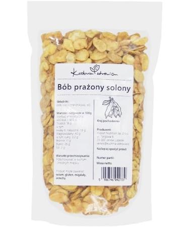 Kuchnia Zdrowia - Roasted Beans - Salted - Salty Snack - Puffed Bean Chips - No Preservatives - Waterproof Packaging with Zipper - Doypack: (500 Grams) - Buy Online on GoSupps.com