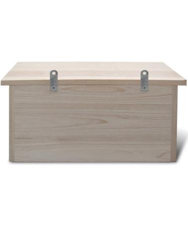 vidaXL Sparrow Nesting Box - Solid Wood Bird House with 3 Chambers - Garden Bird Nest - Brown - Buy Online on GoSupps.com