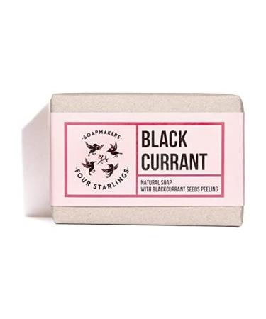 Soap Makers Four Starlings Natural Eco Black-Currant Peeling Bar Soap 110g