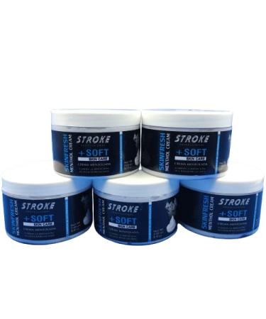 -SET OF 5 CREAMS MENTHOL SKIN CARE CREAM - softens - moisturizes - refreshes - 8 Oz