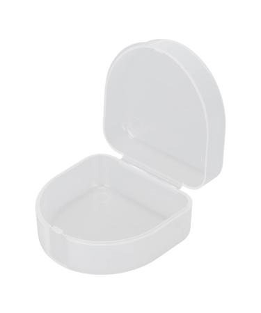 Buy Transparent Mouthguard Storage Box | Portable Dental Retainer & Denture Case for Home Travel & Office - Buy Online on GoSupps.com